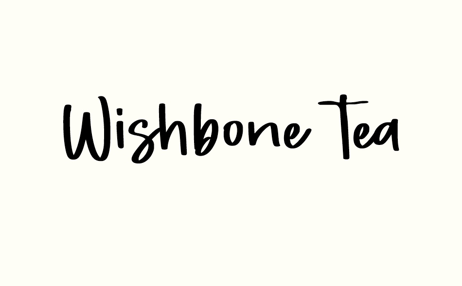 Wishbone Tea font big