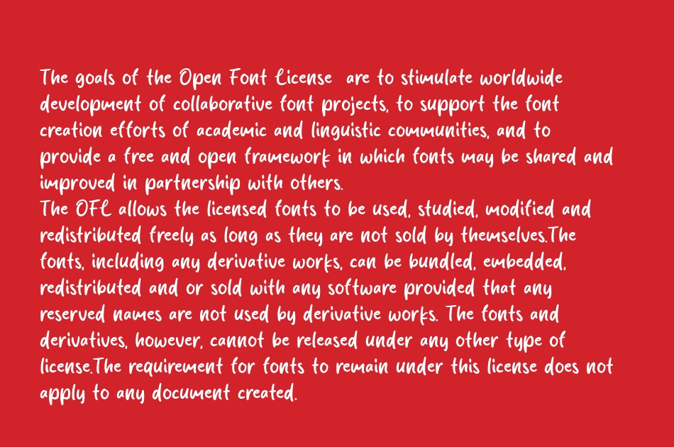 Wister Lilya font 1