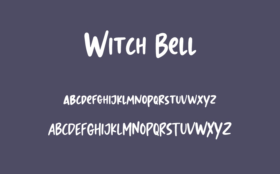 Witch Bell font