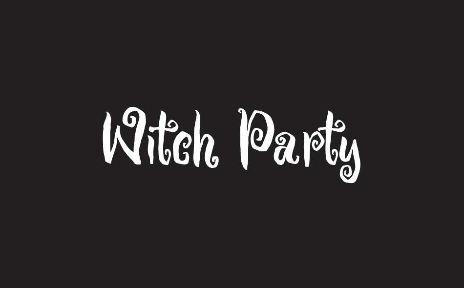 Witch Party font big