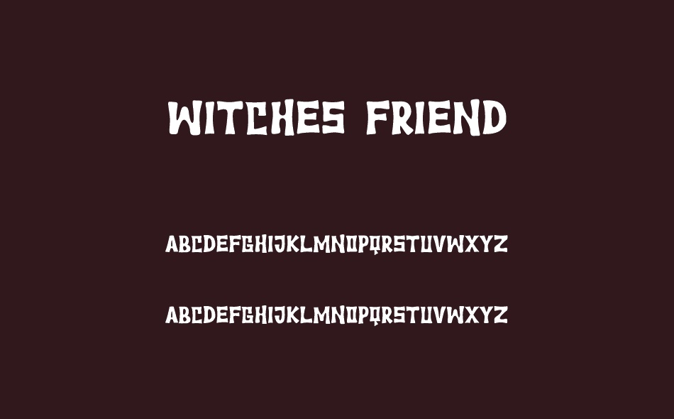 Witches Friend Script font