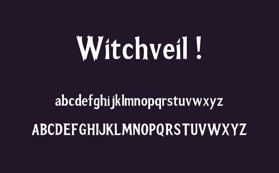 Witchveil font