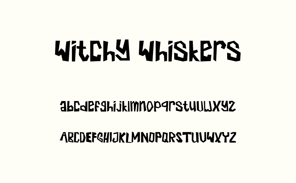 Witchy Whiskers font
