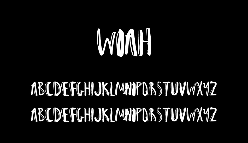 woah font