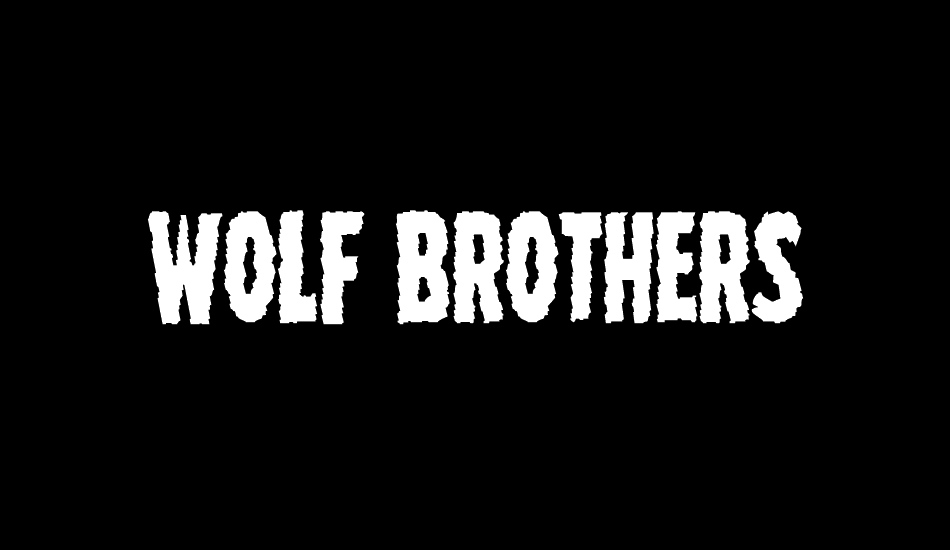 wolf-brothers font big