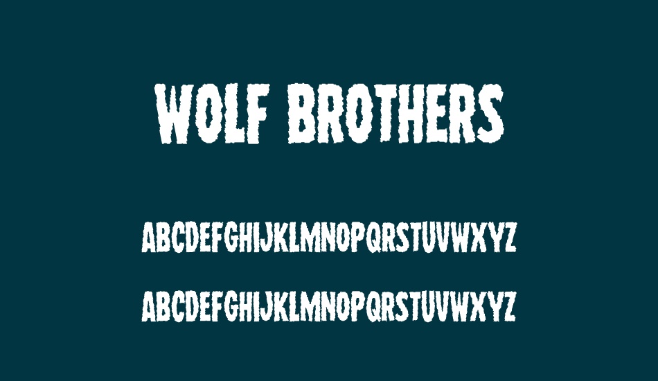 wolf-brothers font