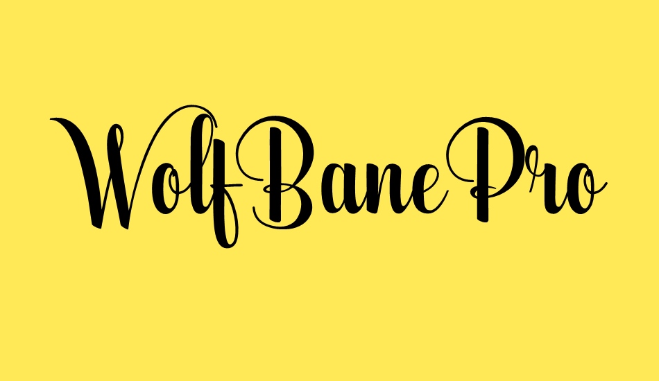 wolfbanepro font big