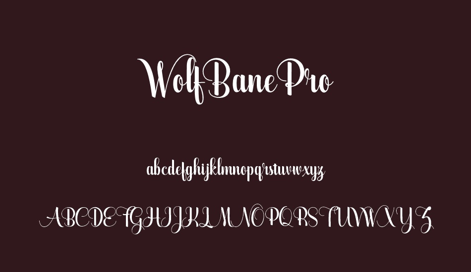 wolfbanepro font