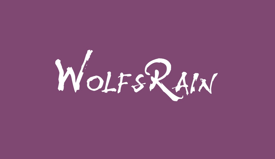 wolfsrain font big