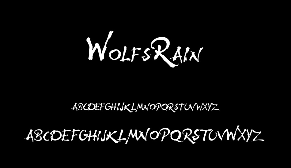 wolfsrain font