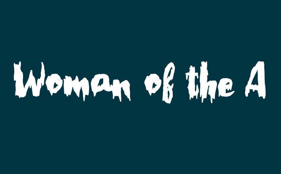 Woman of the Apocalypse font big