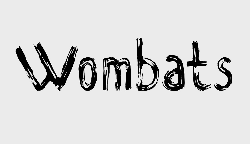 wombats-demo font big