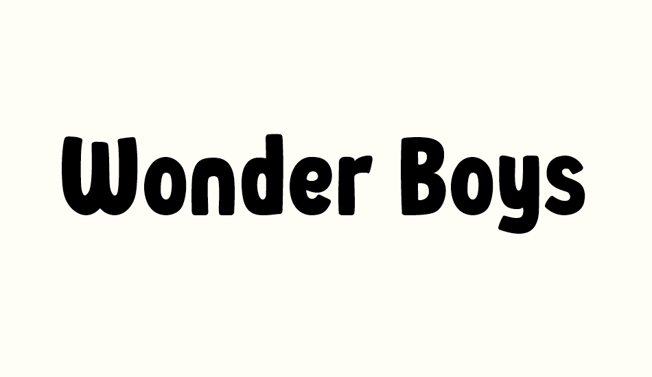 wonder-boys font big