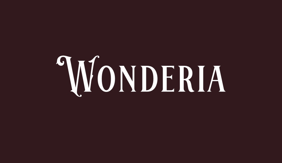 wonderia font big