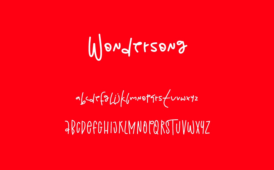 Wondersong font