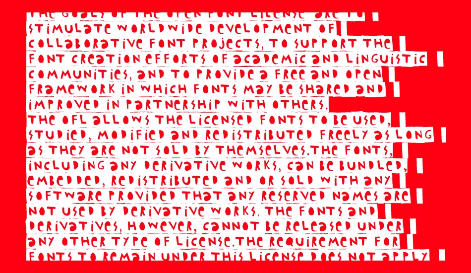 woodcutter-negative font 1