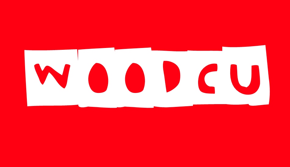 woodcutter-negative font big