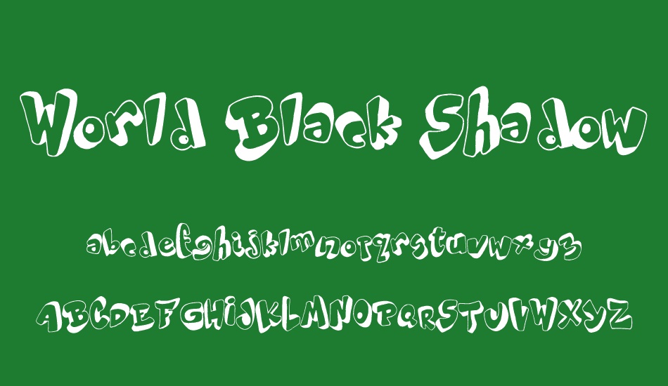 world-black-shadow font