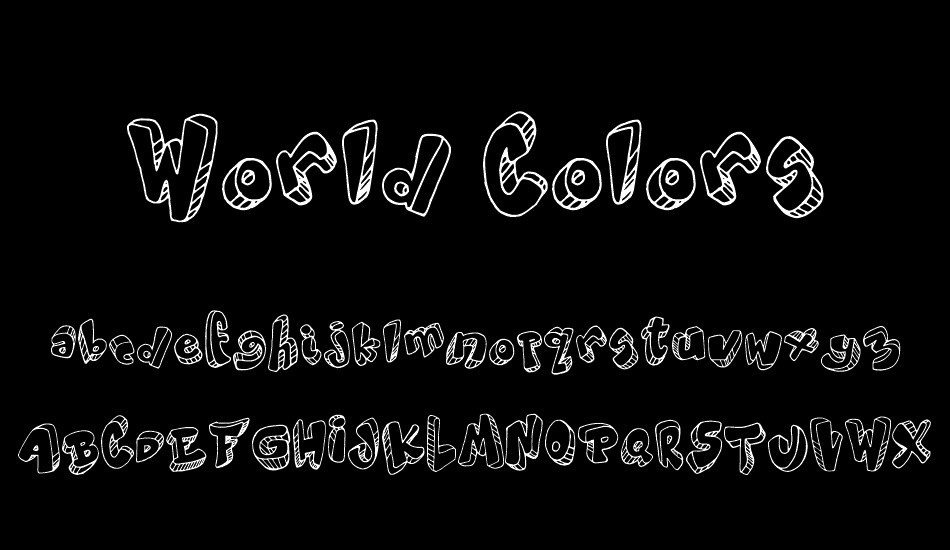 world-colors font
