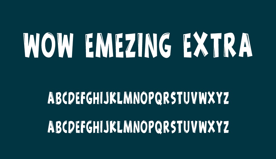wow-emezing-extra font