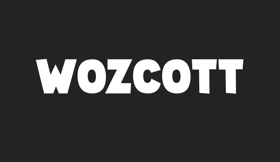 wozcott font big