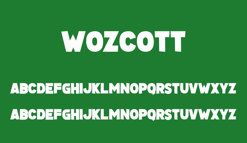 wozcott font