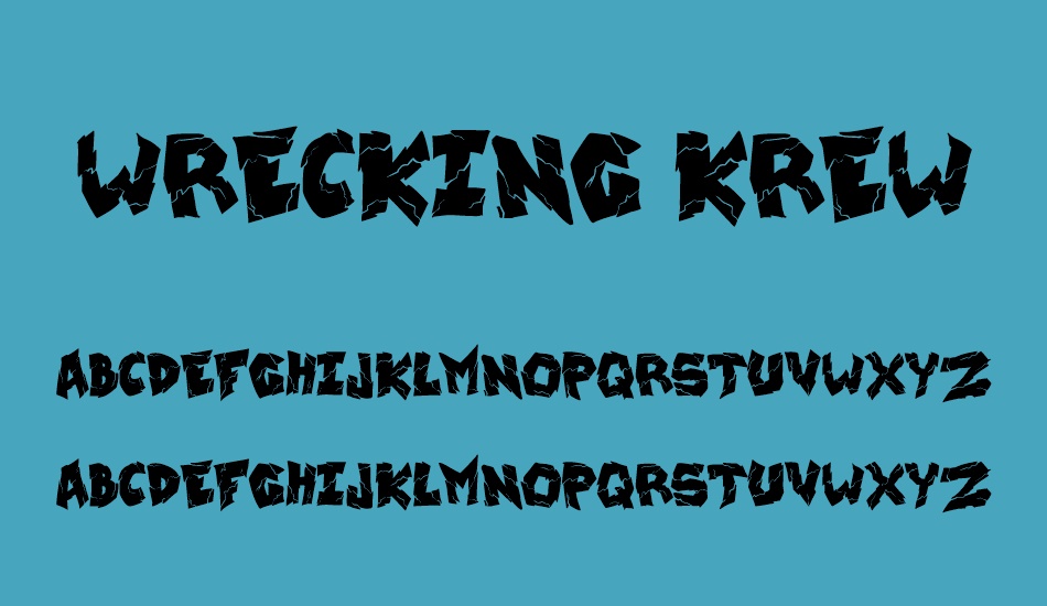 wrecking-krew font