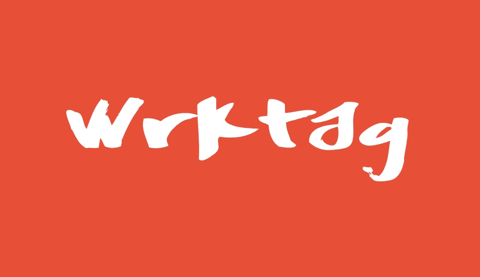 wrktag font big