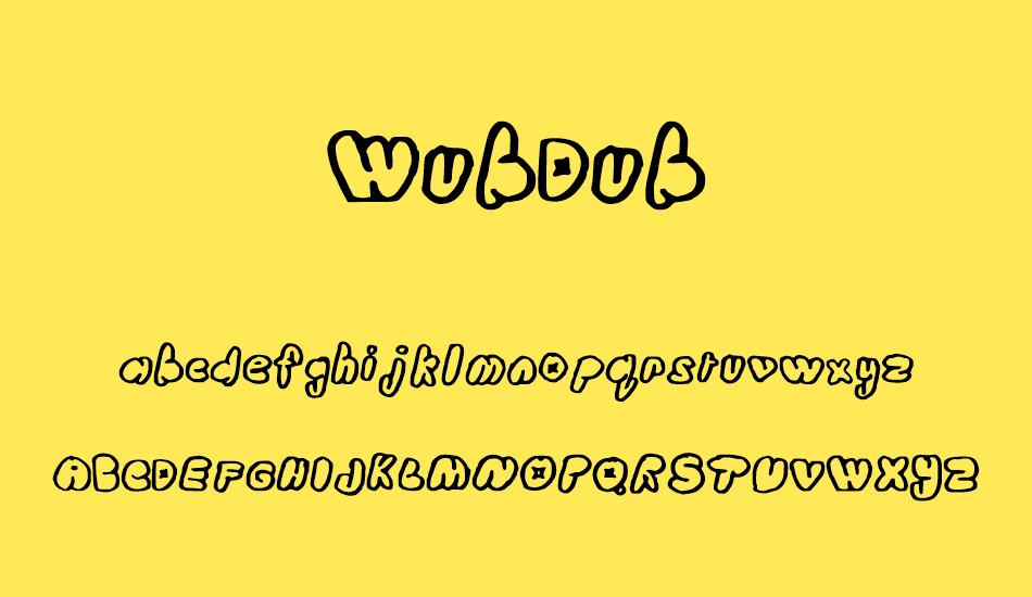 wubdub font