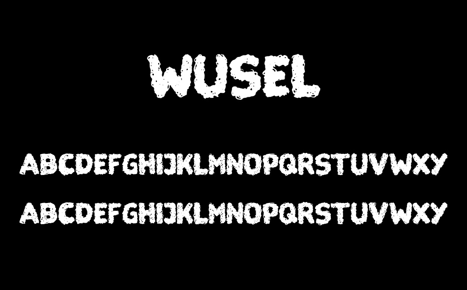 Wusel font