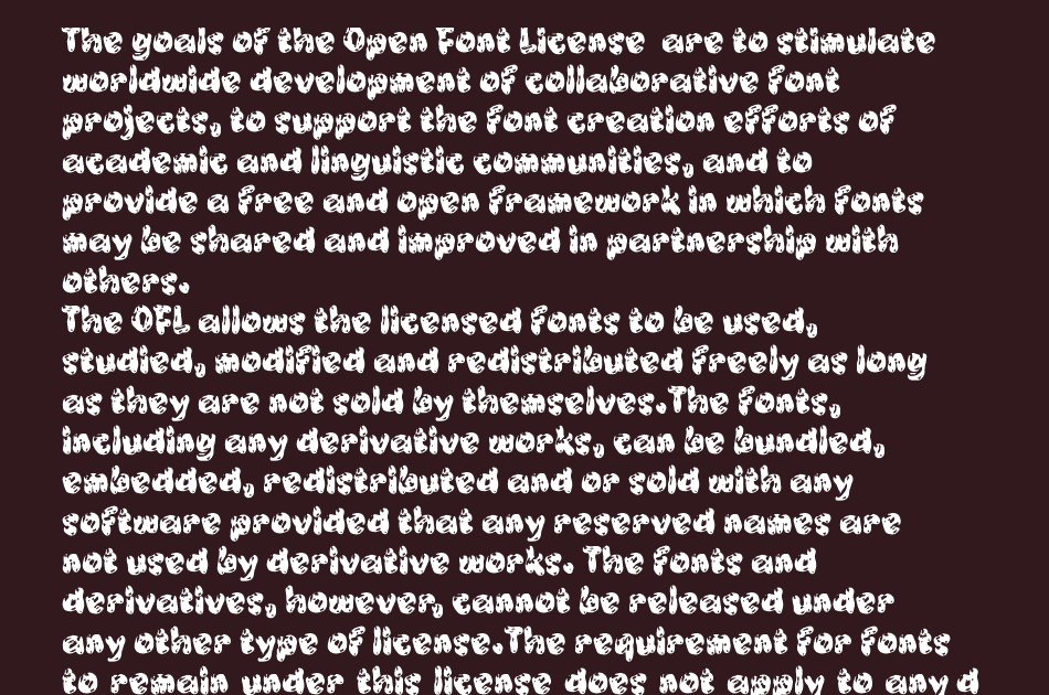 Xabenome font 1