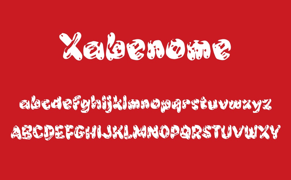 Xabenome font
