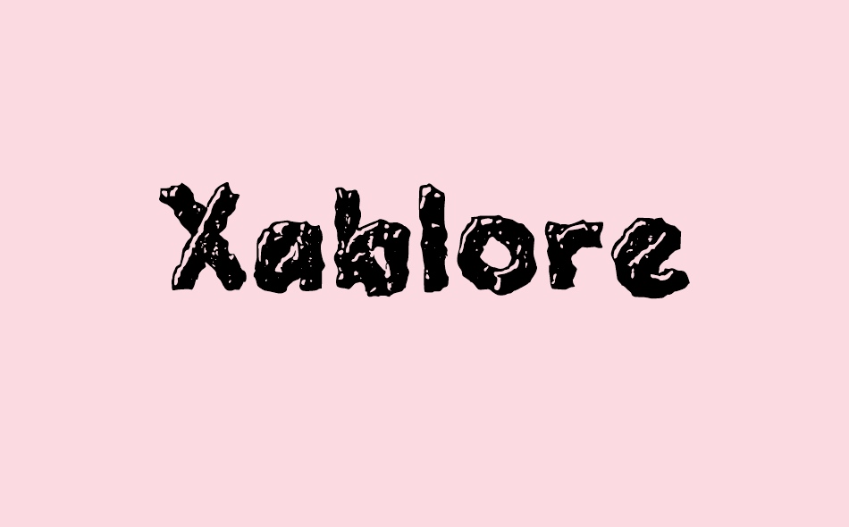 Xablore font big