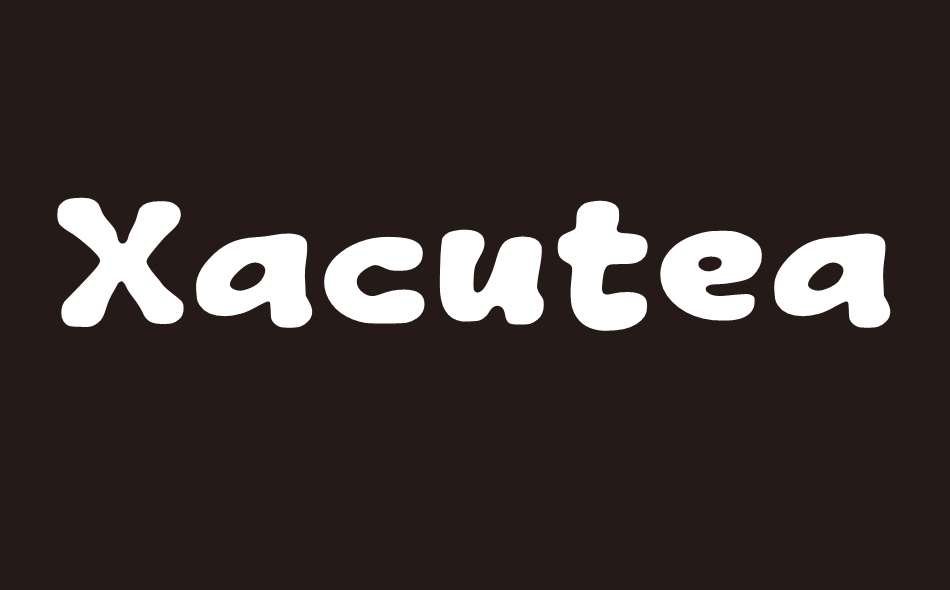 Xacutea font big
