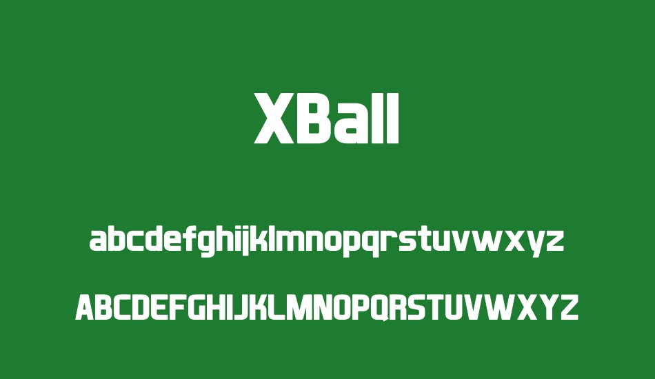 xball font