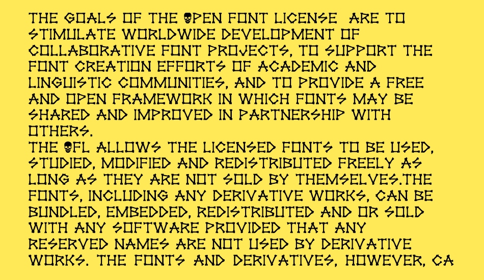 xbones font 1