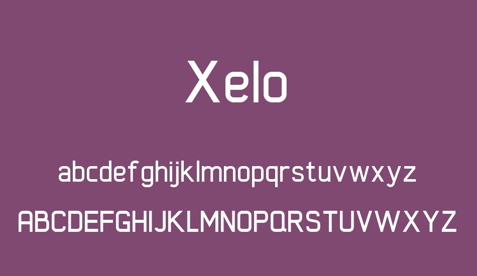xelo font