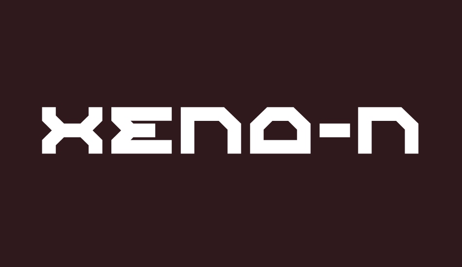 xeno-demon font big