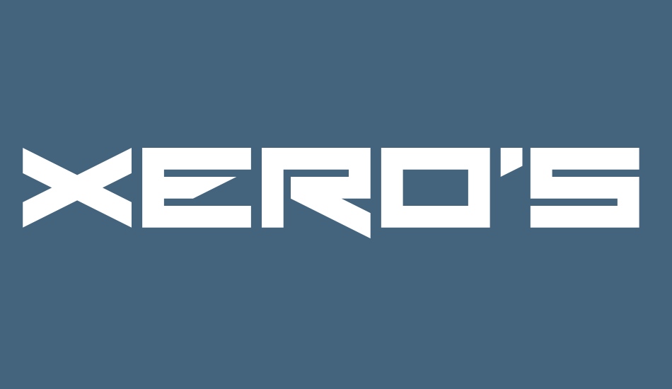 xeros-theorem font big