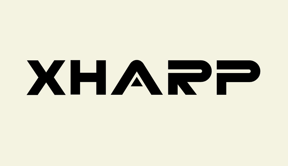 xharp font big