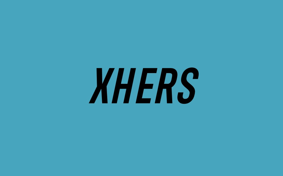 Xhers font big