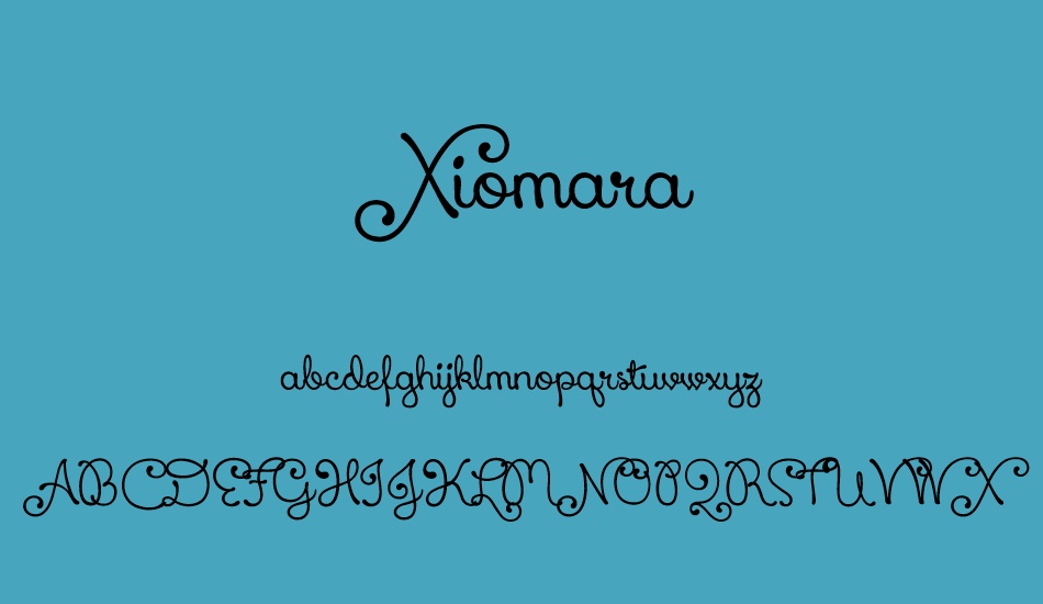 xiomara font