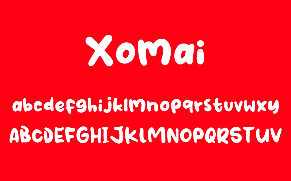 Xomai font