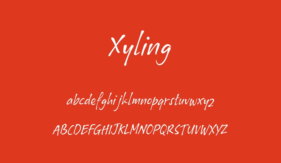 xyling font