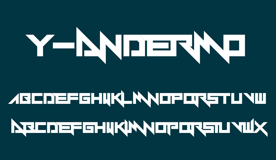 y-andermo font