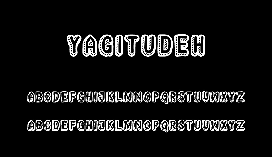 yagitudeh font