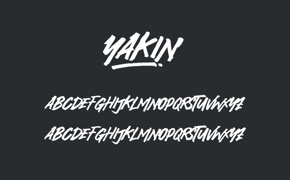 Yakin font