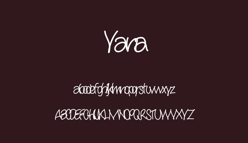 yana font