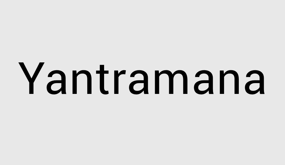 yantramanav font big