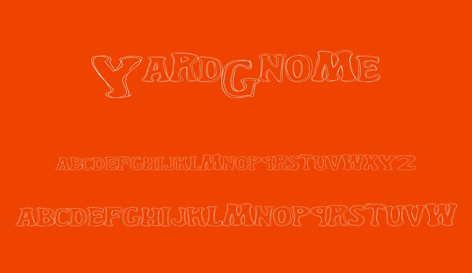 yardgnome font